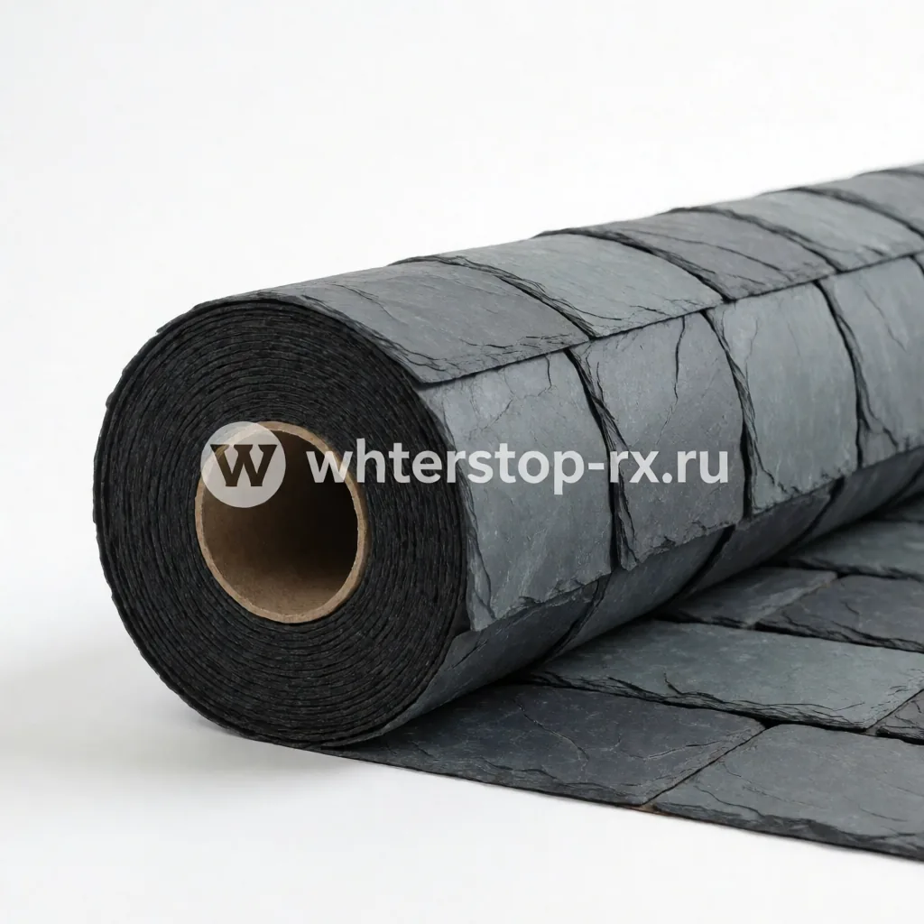 Экофлекс ЭКП сланец серый, 10х1 м