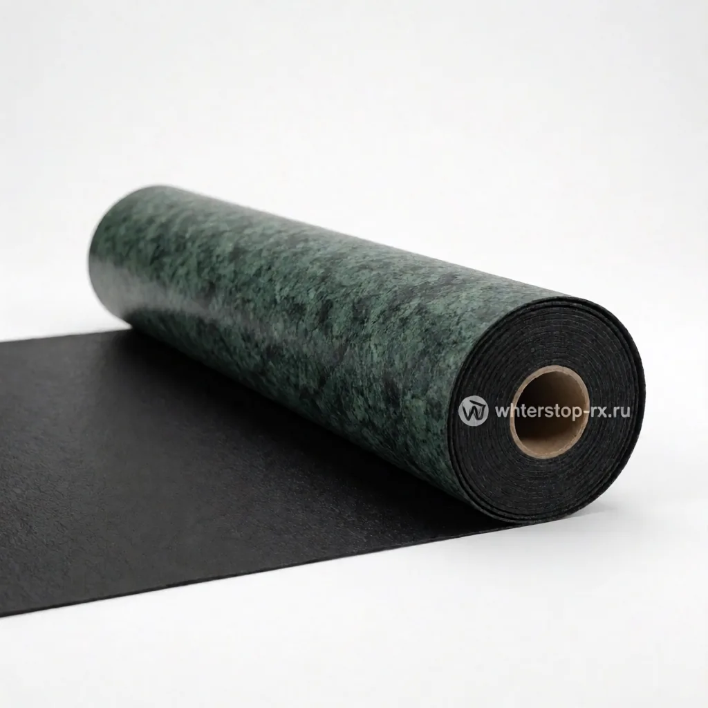 Техноэласт Титан Top ЭКП базальт зеленый микс, 10х1 м